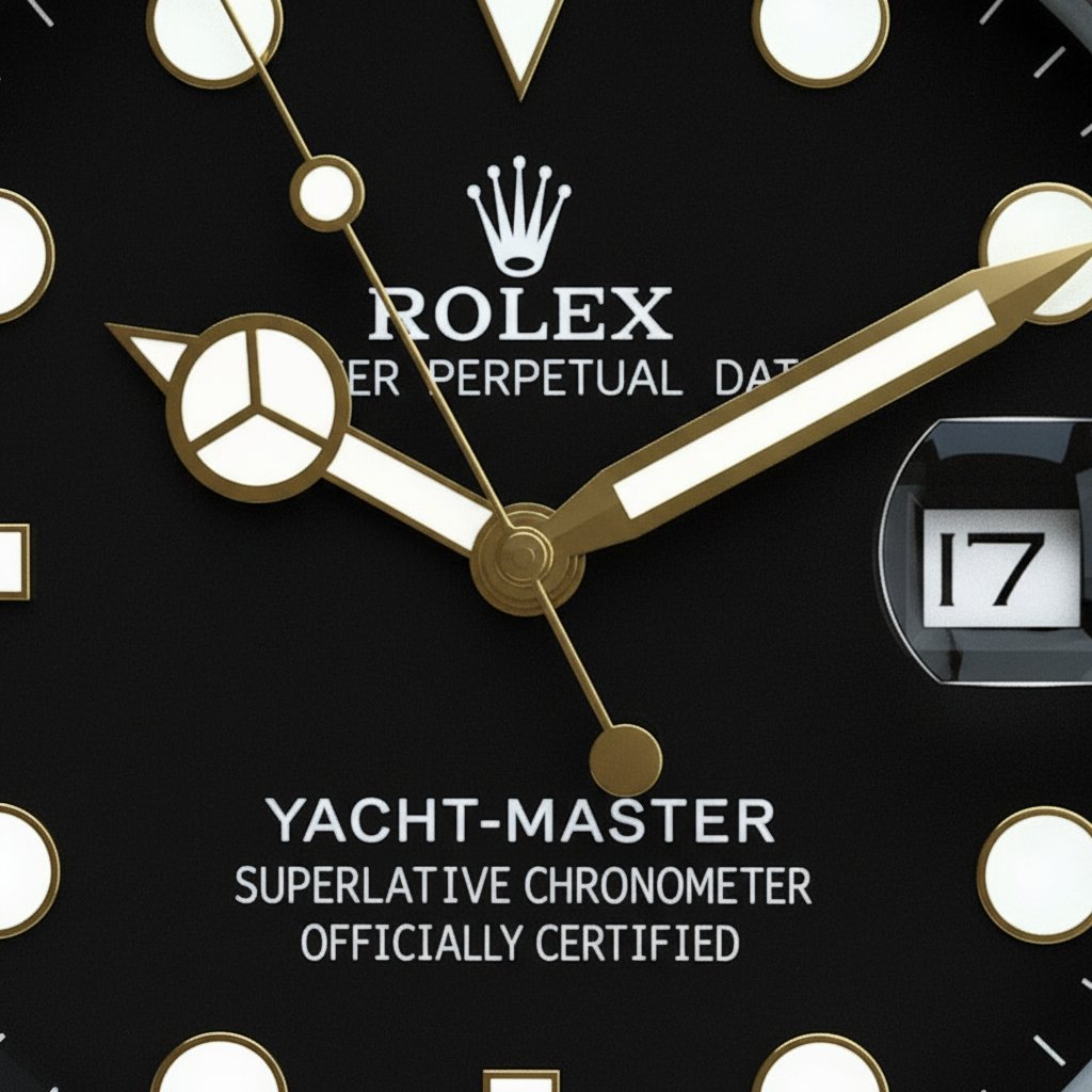 Rolex Yacht-Master "Platinum & Steel" Style – Dealer Display Wall Clock - Image 2