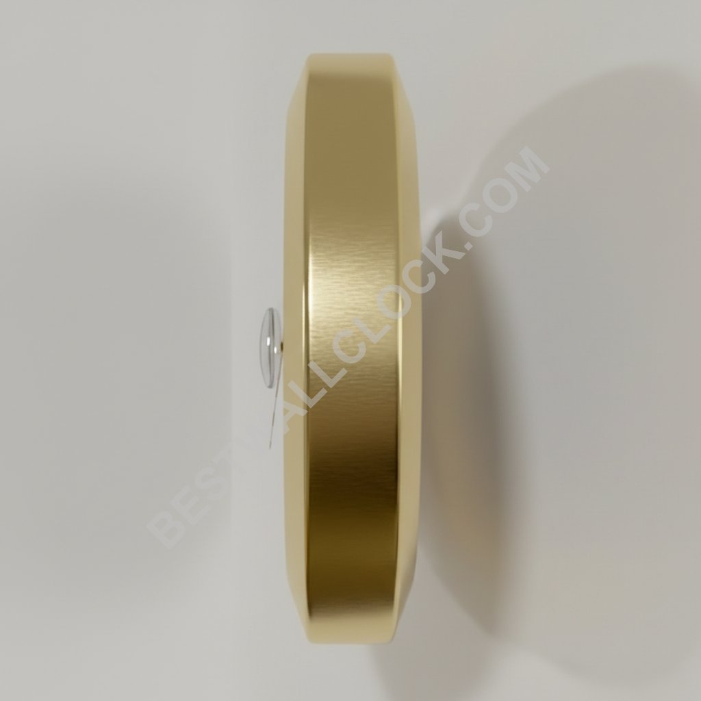 Orologio da parete Day-Date – Dealer Display (Argento scanalato / Champagne) - immagine 4