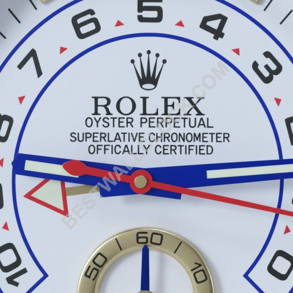Reloj de pared Rolex Yacht-Master II "Oro y Azul" – Dealer Display - Imagen 2