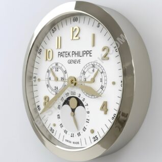 Patek Philippe Grand Complication Stil – dealer display Vægur 38cm (Sølv & Guld)