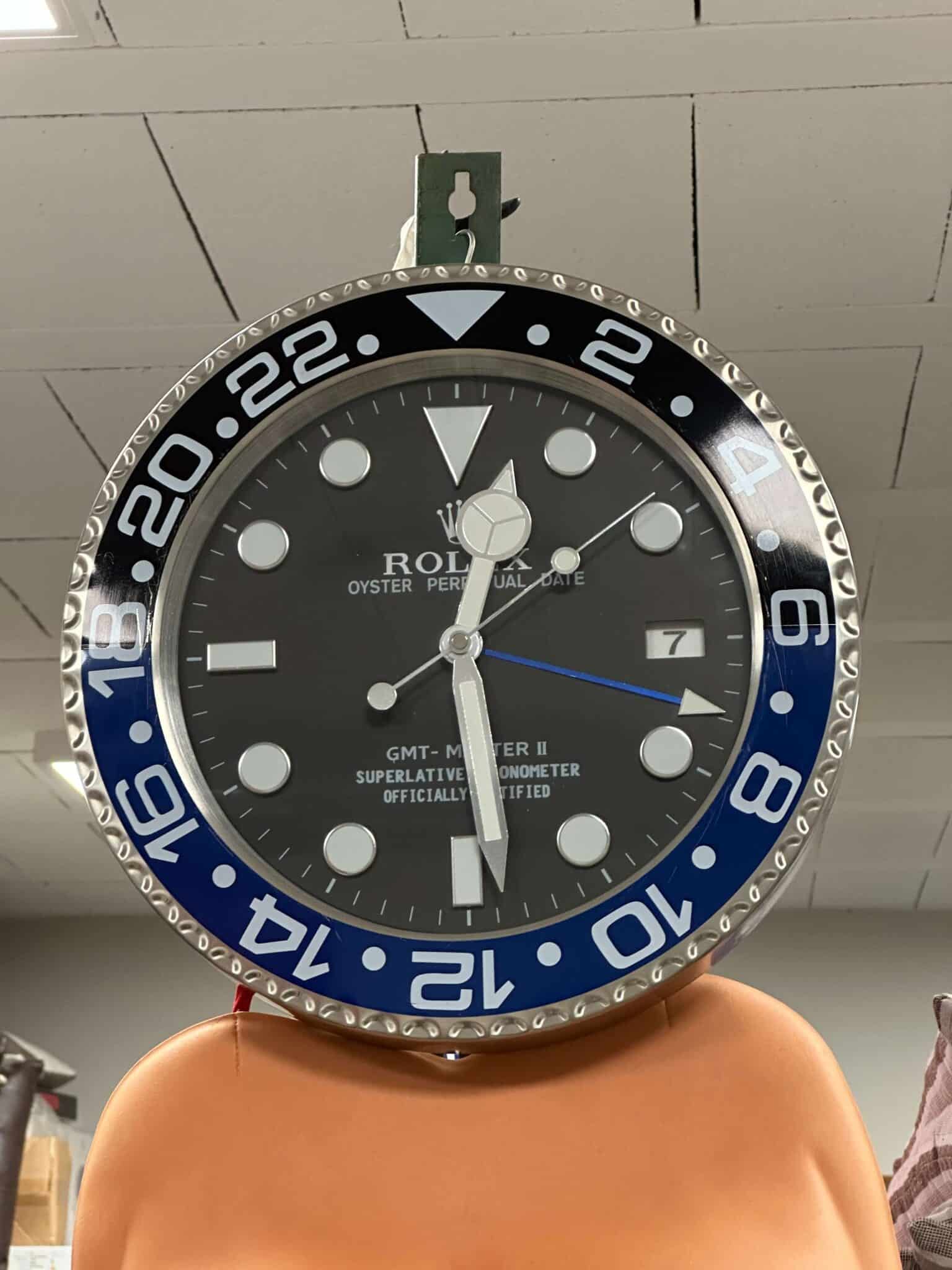 Rolex Batman väggklocka