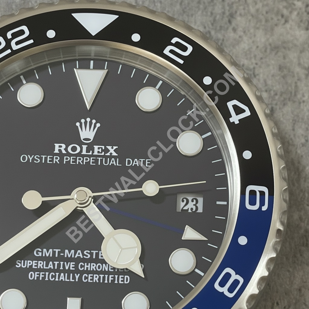 ROLEX-PÖYTÄKELLO INSPIROITU - GMT MASTER - MUSTA SININEN BATMAN-VERSIO - Image 2