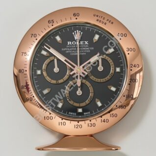 Rolex Daytona "Rose Gold" Style – Dealer Display Table Clock