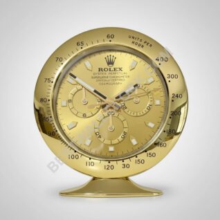 Daytona "Full Gold" Style – 12-Inch Desk & Shelf Display Clock