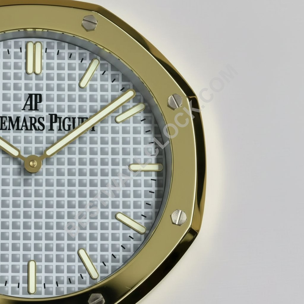 Royal Oak Väckarklocka Dealer Display | Guld & Vit Utgåva - Bild 2