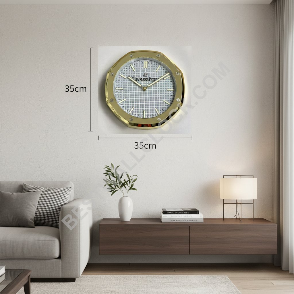 Royal Oak Väckarklocka Dealer Display | Guld & Vit Utgåva - Bild 4