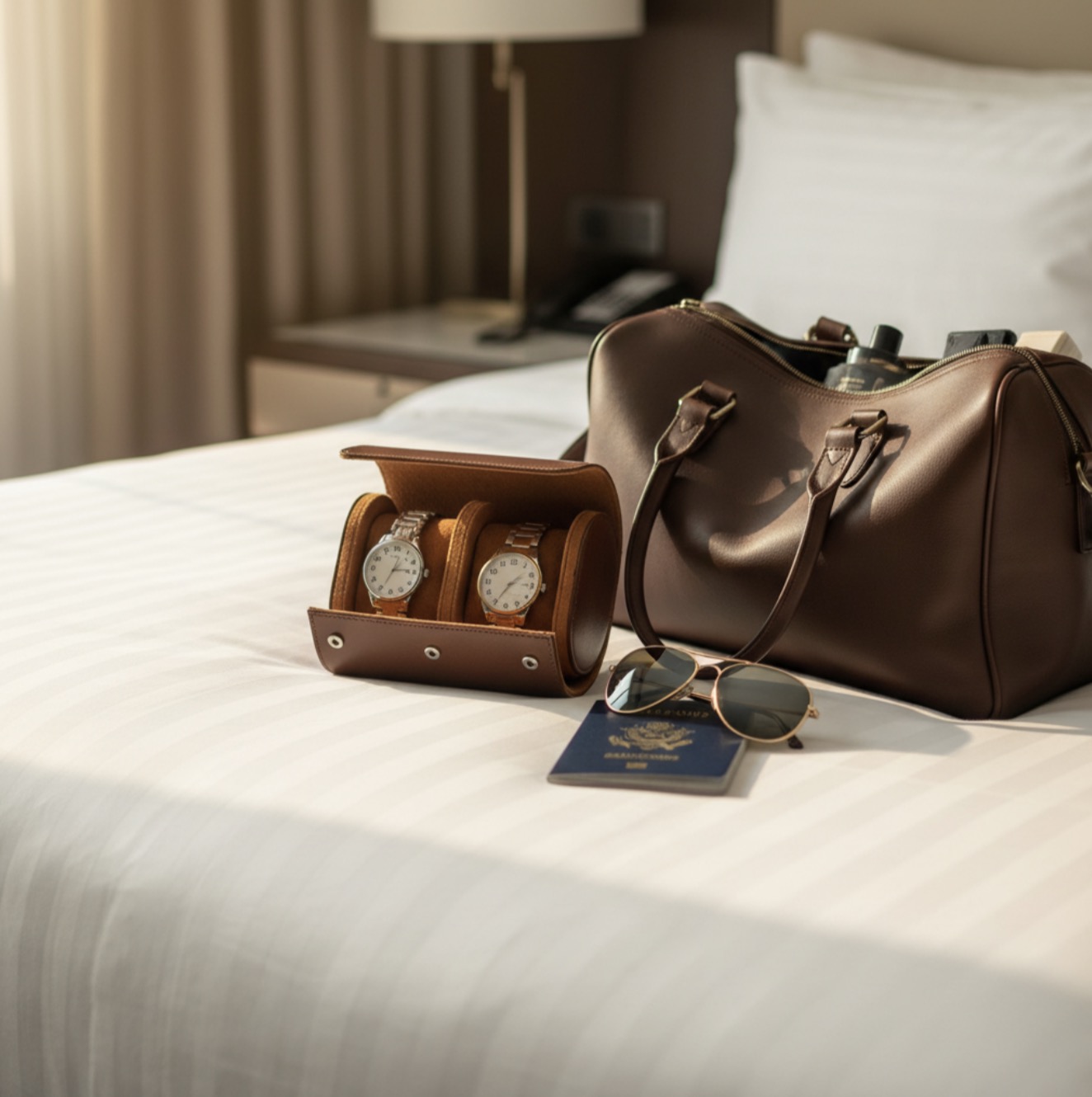 The Traveller Hex Roll - Saffiano Leather - Image 2