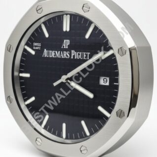 Audemars Piguet Royal Oak - Dealer Display Seinäkello (Musta "Tapisserie" -valkoinen)