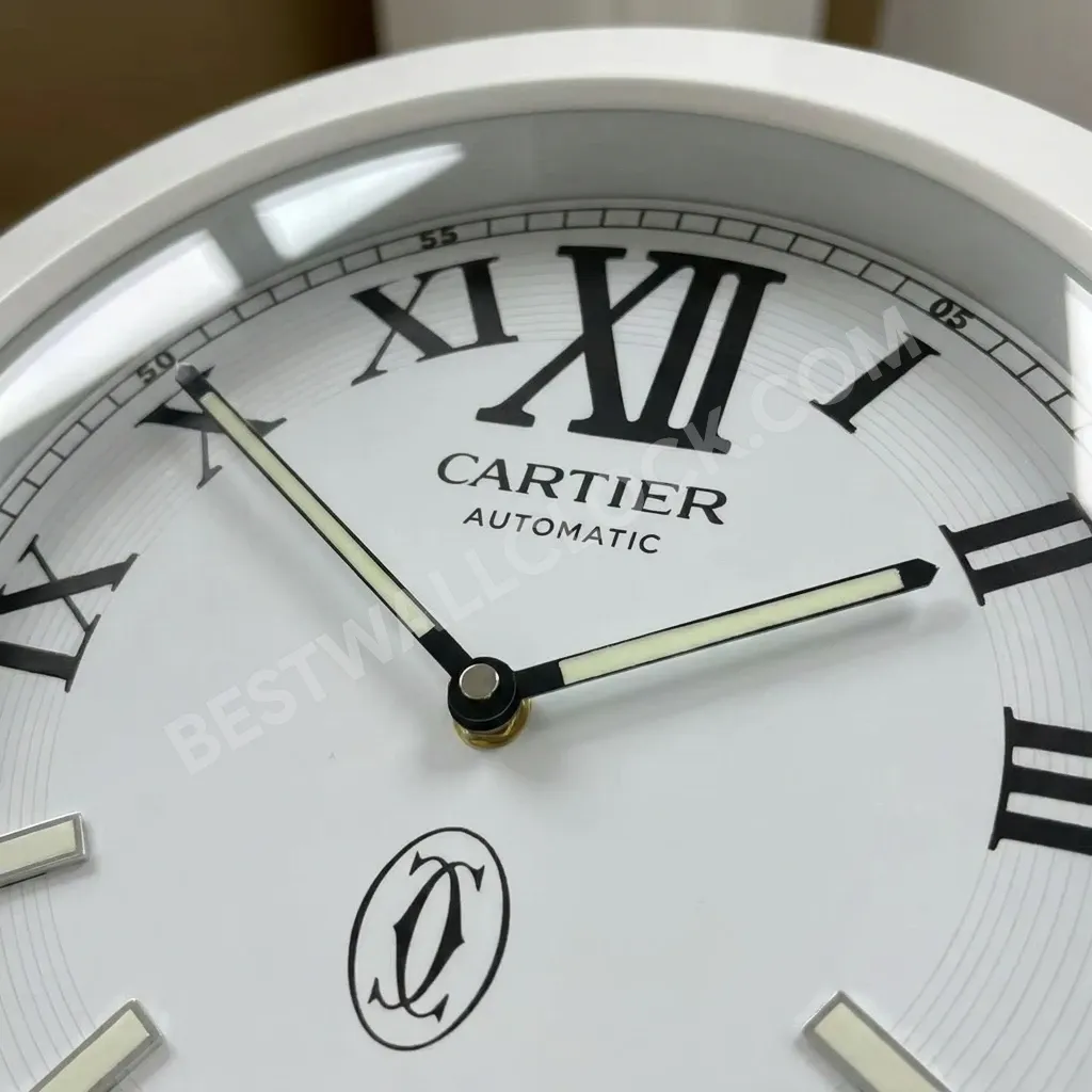 Calibre de Cartier White Edition 34cm – Dealer Display Wall Clock - Image 4