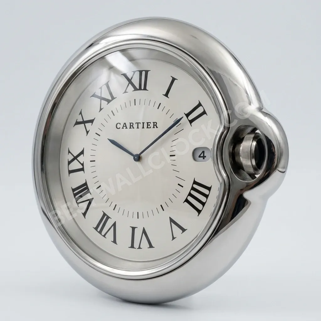 Cartier Ballon Bleu Style – Dealer Display Wall Clock (High-Polish