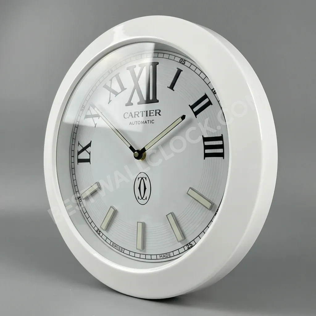 Calibre de Cartier White Edition 34cm – Dealer Display Wall Clock