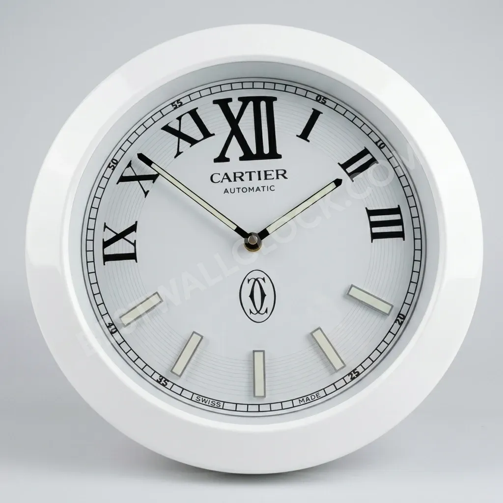 Calibre de Cartier White Edition 34cm – Dealer Display Wall Clock - Image 2