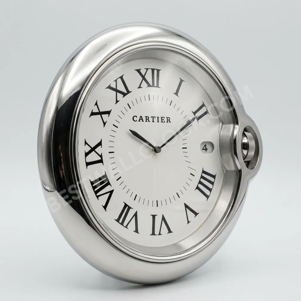 Cartier Ballon Bleu Style – Dealer Display Wall Clock (High-Polish
