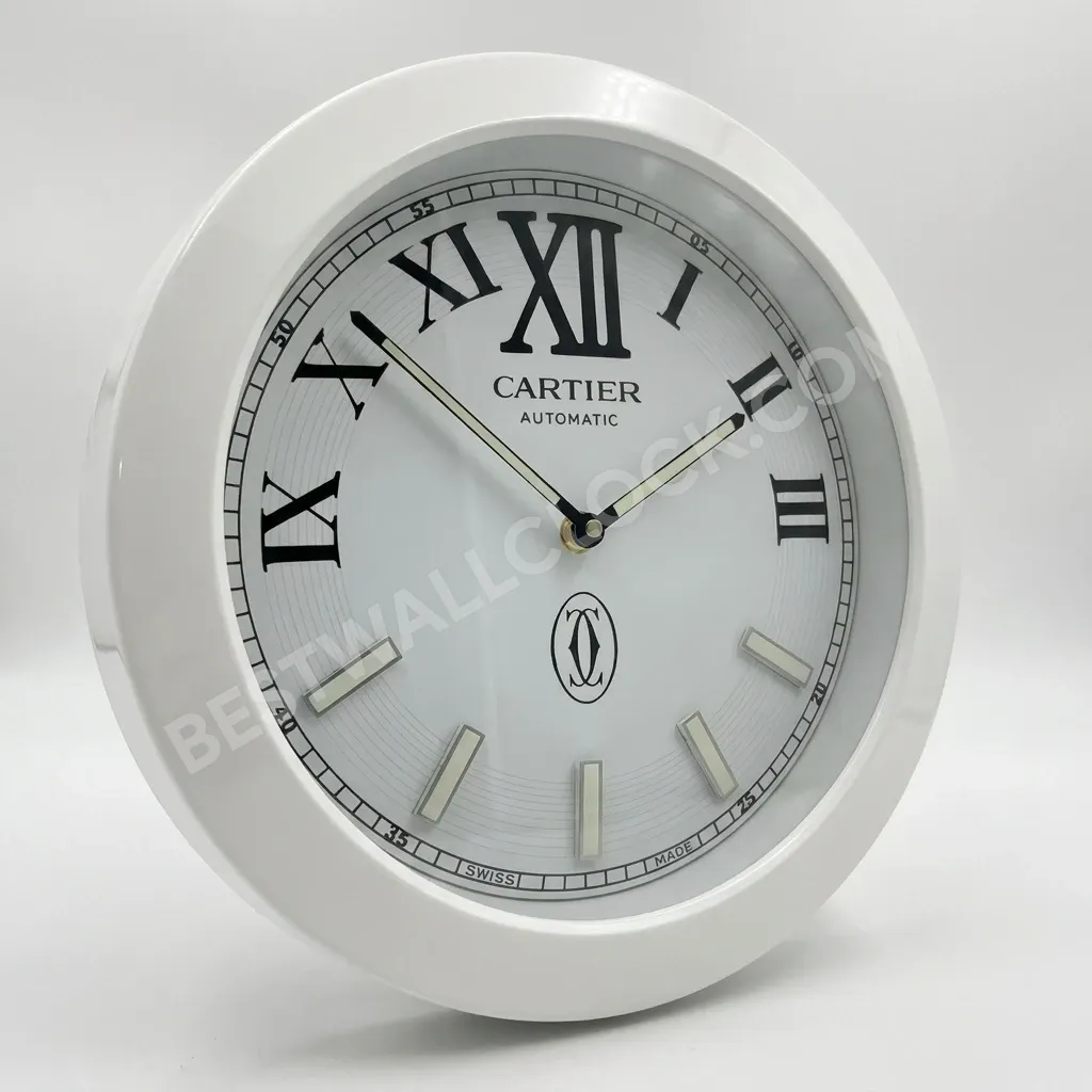 Calibre de Cartier White Edition 34cm – Dealer Display Wall Clock - Image 3