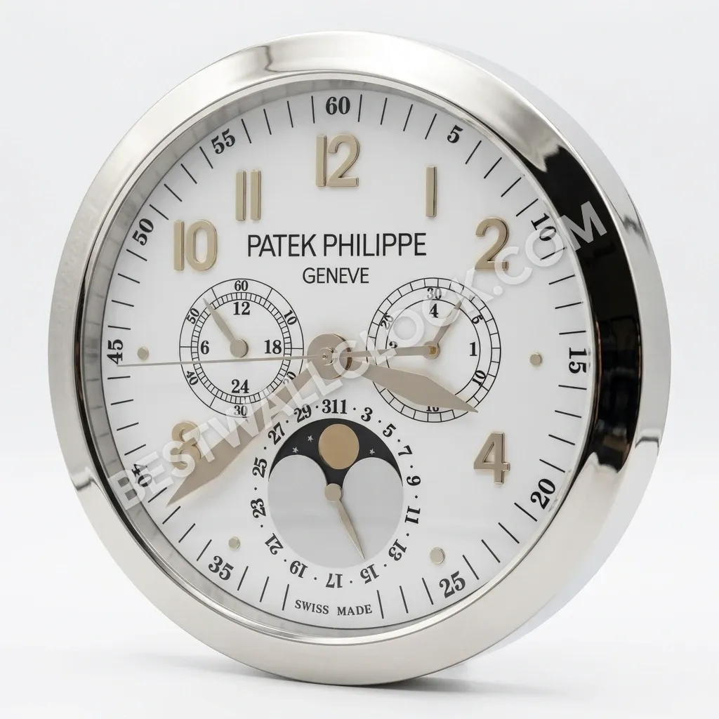 Grand Complications ("Classic Silver & Gold") 38cm – Dealer Display Wall Clock