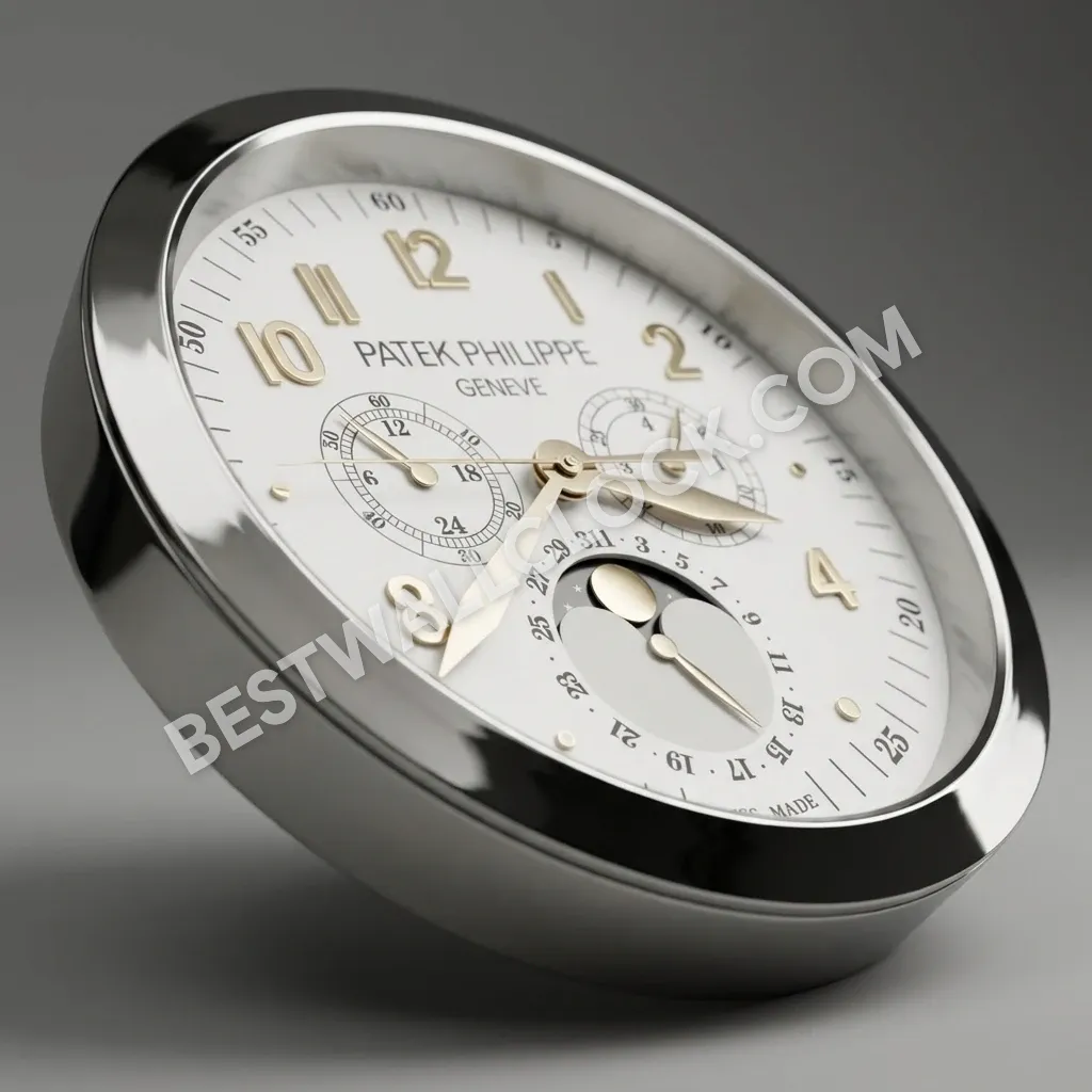 Grand Complications ("Classic Silver & Gold") 38cm – Dealer Display Wall Clock