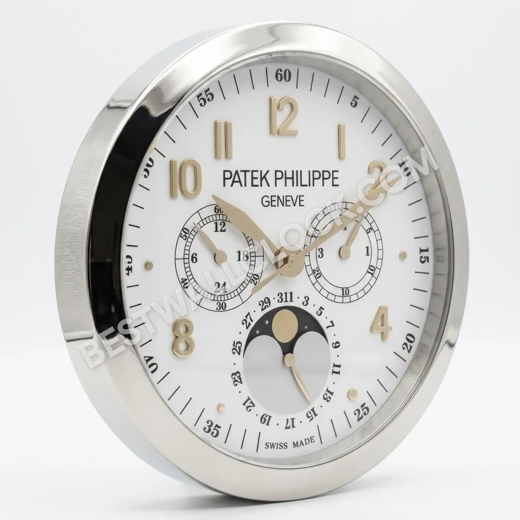 Grand Complications ("Classic Silver & Gold") 38cm – Dealer Display Wall Clock
